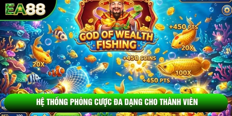 Hệ thống phòng cược đa dạng cho thành viên Hệ thống phòng cược đa dạng cho thành viên