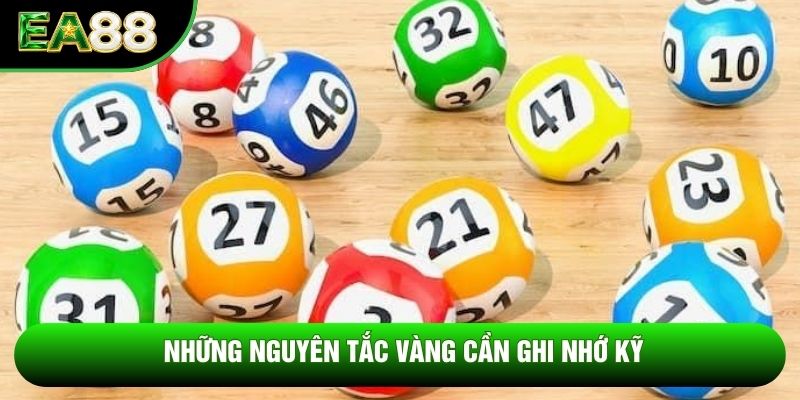 Những nguyên tắc vàng cần ghi nhớ kỹ Những nguyên tắc vàng cần ghi nhớ kỹ
